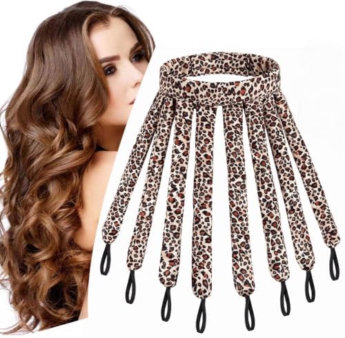 Heatless Hair Curler Headband With Removable & Adjustable Curling Rod by YiQiYi