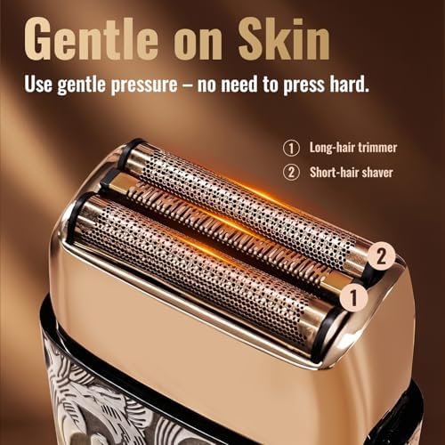 Ufree Foil Shaver and Beard Hair Trimmer Set, Men Electric Razor，Mens Gifts - Image 3