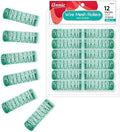 Annie Wire Mesh Rollers – Medium 7/8 Inch Hair Curlers for Defined Curls & Waves, Heatless Styling Tools for All Hair Types – 12 Count (Green) by AnnieInternational
