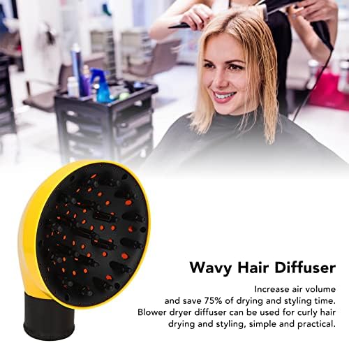 Hair Dryer Diffuser Attachment | Expert Diffuser for Curly Hair | Saves 75% Drying Time | High Compatibility & Heat Tolerant | For Home/Travel/Salon - Image 3