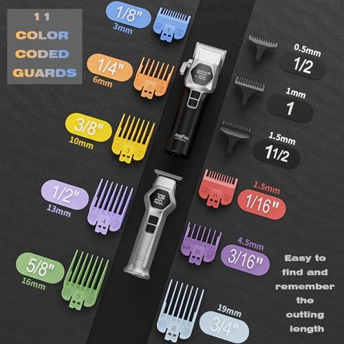 ANGFAN Hair Clippers for Men 8000RPM Brushless Motor 440C Steel Blades - Image 4