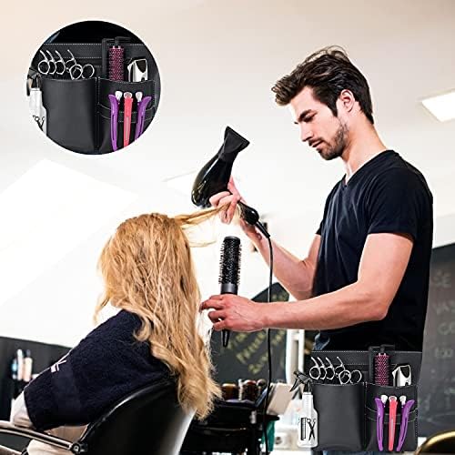 Noverlife Hairdresser Scissor Bag, Barber Waist Pouch for Hair Salon - Image 5