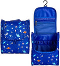 Remobia Hicol Cute Cartoon Hanging Kids Toiletry Bag Children Travel Cosmetic Makeup Organizer Wash Bag Shower bag Over Night Bag Camping Shaving Kit Bag for Boys & Girls (Astronaut) by Remobia+Hicol