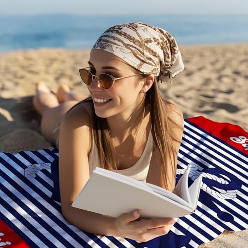 JML Personalized Beach Towel with Name, Microfiber, 35 x 70 in - Image 5
