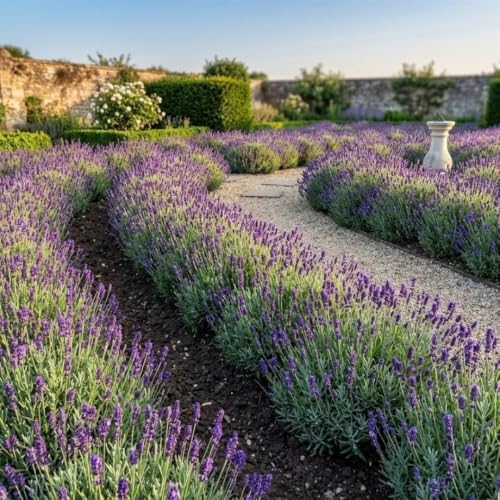 Set 2 Godwins Creek Lavender Live Plants, Fragrant Flowering Herb Plants, 4-7 Inches Tall, Ideal for Garden Borders, Pollinator Gardens - Image 4