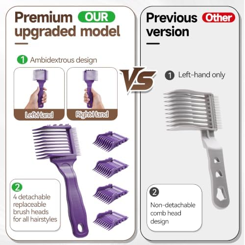 4-in-1 Detachable Fade Comb Set - Image 2