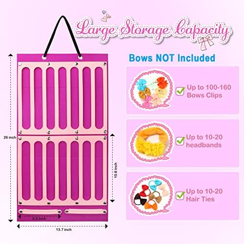 Hair Bows Holder & Organizer for Baby Girl, Baby Hair Accessory - Image 3