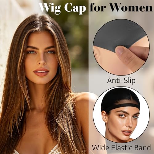 MEEZY 12 Pcs Black Wig Caps for Women, Non-Slip Stocking Cap for Lace Front Wig, Funny Party Cosplay Hair Cap Closed-End Hair Nets for Bachelorette Party Halloween Costume Birthday Wedding - Image 3