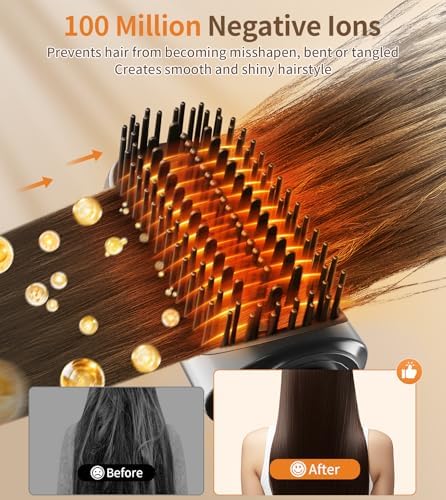 9-in-1 Hair Dryer Brush Kits, Curly Hair Dryer with Diffuser for Women - Image 3