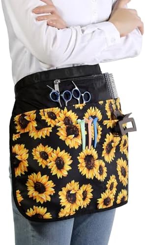 Waterproof and Bleach-proof Hair Stylist Apron with 7 Pockets for Men Women - Image 2