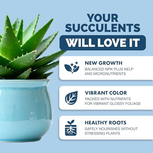Succulent Fertilizer - Liquid Plant Food for Vibrant, Compact Growth, 8 oz - Image 2
