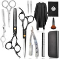 Hair Cutting Scissors Barber Shears Kit, Fcysy Capas De Barbero Profesional Hair Thinning Scissors for Haircutting, Haircut Scissors Blending Shears Eyebrow Hair Trimming Scissors Set for Men Women by Fcysy