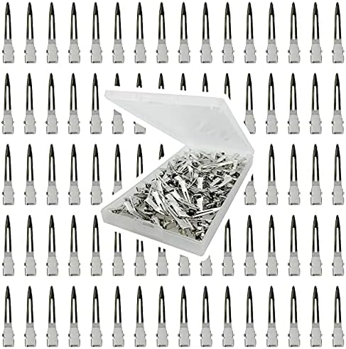 HiJeaton Metal Silver Loc Clips for Hair Retwist Dread Pin Curl Pro Styling by HiJeaton