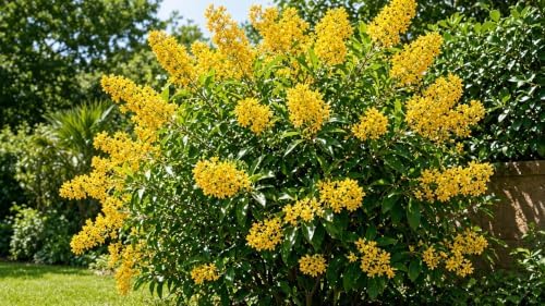 Rain of Gold (Galphimia glauca), 2 Pack Live Plants - Golden Yellow Flower Sprays, Heat & Drought Tolerant, Evergreen Shrub, Hardy Zones 9-11, Garden & Container Friendly by Unknown