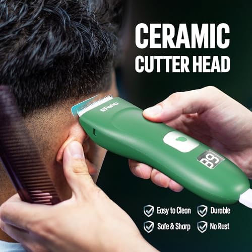 ENSSU Baby Hair Clippers Cordless Hair Clipper for Kids with LED Display - Image 4