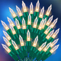 Ultra-Bright Connects End to End Warm White Christmas Mini Light 300L 63.8Ft(2Sets-Each 150L)UL Listed Incandescent Bulb String Light for Indoor Outdoor Holiday Garden Christmas Tree Decor by TWINGLEHOME