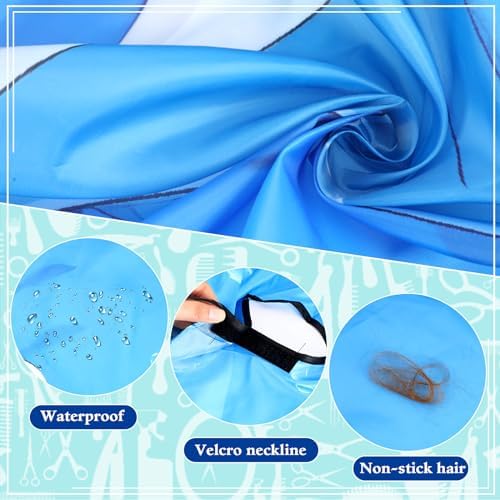FEBSNOW Kids Haircut Cape, Professional Barber Cape with Neck Duster Brush - Image 3