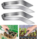 2 Pcs Seedling Transplant Tongs- 6.7 Inch Stainless Steel Gardening Plants Transplant Tongs- Seedling Remove Transplant Pliers for Reducing Root Damage by PurpleStar