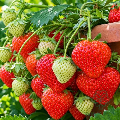 Rare Strawberry Seeds for Planting – 300 Non-GMO Heirloom Seeds, Hydroponic & Soil Growing, Indoor Outdoor Gardening, Containers and Raised Beds - Extra Big, Juicy, Sweet Strawberries - Image 6
