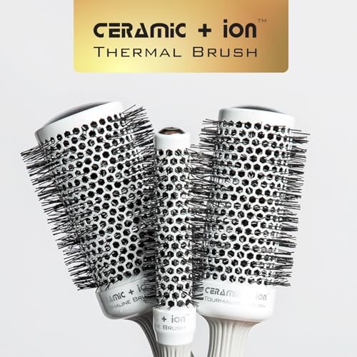 Olivia Garden Ceramic + Ion Round Thermal Hair Brush - Not Electrical - Professional Blowout Brush for Normal to Thick Hair - Image 6
