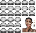 HD Wig Caps for Women, Sheer Wig Caps for Lace Front, Black 24 PCS by MYKURS