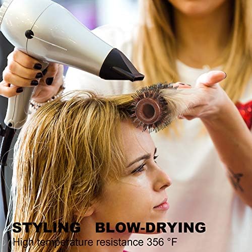 BESTOOL Round Hair Brush for Women or Men, Boar Bristle Large Round Hairbrush for Quick Blowout, Add Shine/Volume, Minimize Damage (2.8 Inch) - Image 4