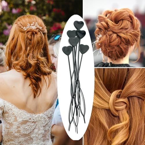 16PCS Quick Topsy Tail Hair Beader Kit – Automatic Bead Loading Tool, Braiding Loop Threader, Ponytail Maker for Girls Kids Hair Styling and Plait Accessories (black) - Image 3