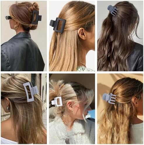 SMKSL 12 Pcs Hair Claw Clips for Women & Girls 3 Styles Hair Accessories - Image 7