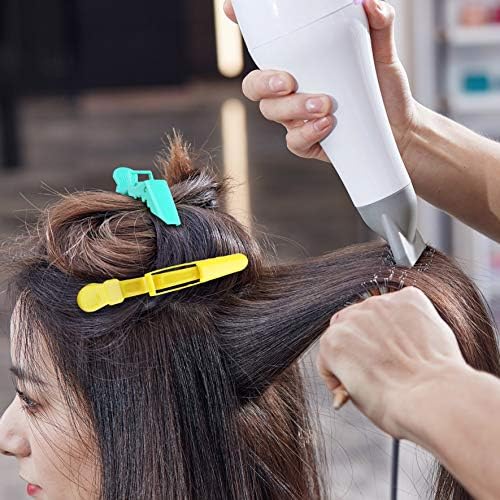 HH&LL 12pcs Hair Clips for Styling Wide Teeth & Double-Hinged Design Alligator Sectioning Clips of Professional Hair Salon Quality - Image 6