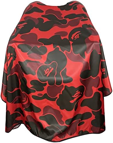 Barber Cape for Men Professional Hair Cutting Salon Cape with Snaps Waterproof Hairdressing Styling Cape- 63”× 56” by Unknown
