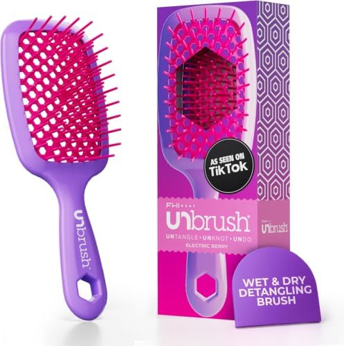 FHI Heat UNbrush Original Neon Detangling Brush for Wet & Dry Hair by Unknown