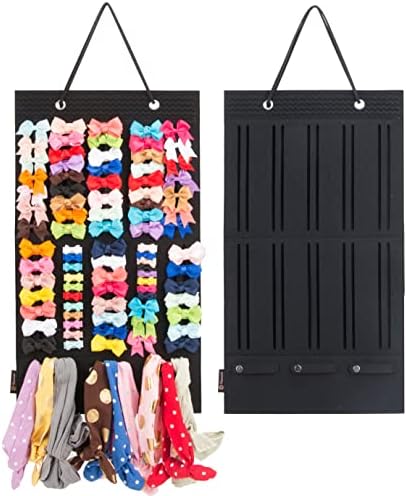PACMAXI Baby Girl Hair Bows Holder, Hair Clips Storage Hanger For Ribbons by PACMAXI