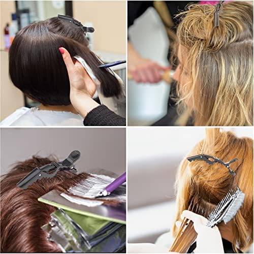 Ondder 24pcs Hair Clips for Styling, Sectioning, Coloring, Cutting - Alligator Salon Pro Hair Clips for Barber, Unisex, Adult - Image 5