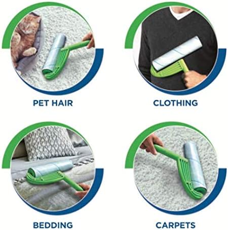 Leo Large 10-Inch Wide Lint Roller Refills 6 Rolls 300 Ultra-Wide Sheets for Lint Removers Household Cleaning Easily Remove Pet Hair Dust and Debris from Floors Carpets and Furniture - Image 4