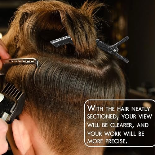 L3 Level 3 Croc Hair Clips for Styling, All Hair Types, 4-Pack - Image 4