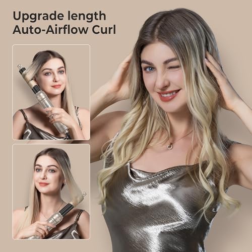 OKWRAP 6 in 1 Blow Dryer Brush and Auto Wrap Hair Styler - Image 2
