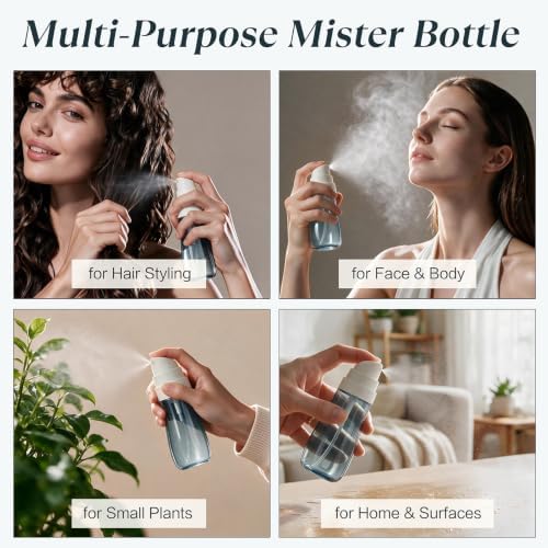 Yolaist 2 Pack Travel Spray Bottle 3.4oz, Fine Mist Sprayer- Light Gray - Image 6