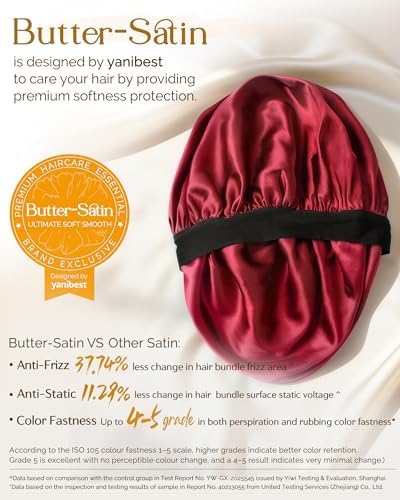 YANIBEST Small Satin Bonnet for Men, Hair Bonnet for Short Hair Waves - Image 3