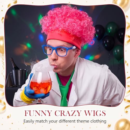 Crazy Wig Hairy Headband Hat - Image 3
