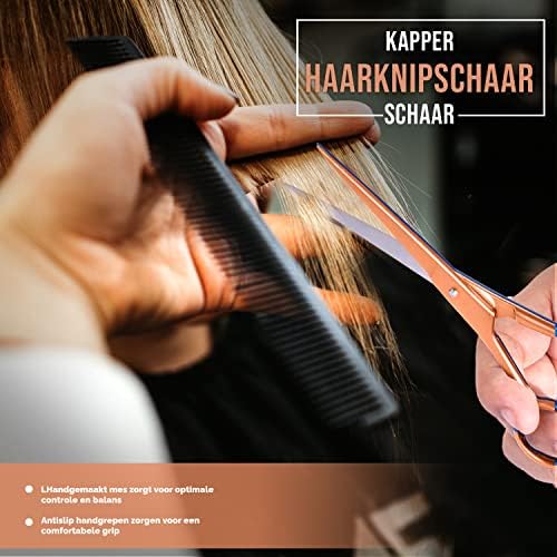 Utopia Care Hair Cutting and Hairdressing Scissors 6.5 Inch, Premium Stainless Steel Shears with Smooth Razor and Sharp Edge Blades for Salons, Men, Women and Kids, Rose Gold - Image 5