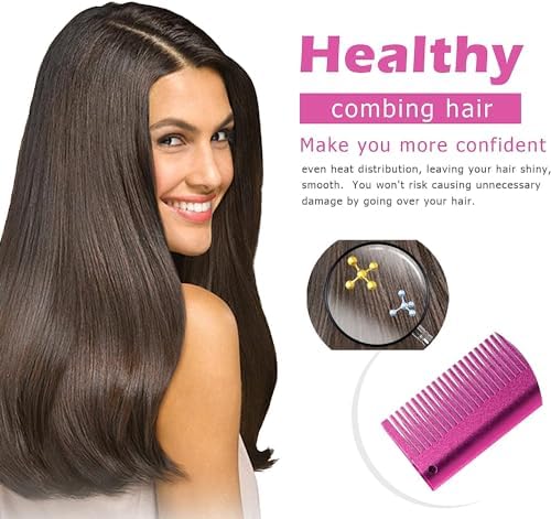 Hot Comb Hair Straightener for Natural Black Hair and Lace Front Wigs - Electric Heat Pressing Comb Set With Lace Melting Spray and Wig Glue Kit - Image 7