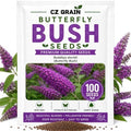 Butterfly Bush Seeds for Planting | 100 Seeds | Buddleja Flower Shrub by CZGrain