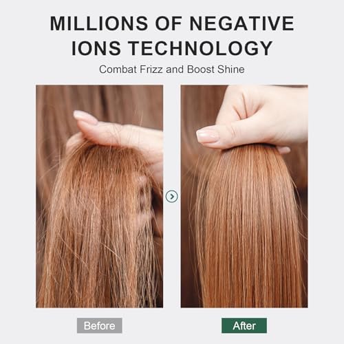 Dual Voltage Travel Dryer Styler in One, 2 Inch Oval Jet Brush for Worldwide Use, 110-240V European Hair Dryer & Volumizer with Universal Adapter - Image 6