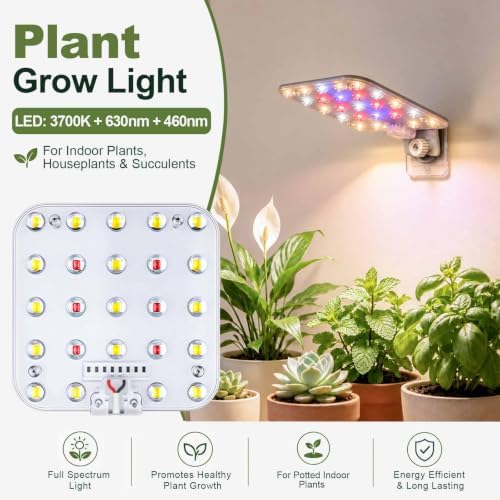 Wall Mounted Grow Light for Indoor Plants, Full Spectrum, 1-Pack - Image 2