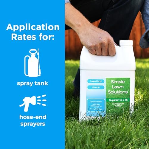 Superior 15-0-15 Liquid Lawn Fertilizer - Lawn Food for Growth & Green - Nitrogen, Potassium, Humic, Fish & Seaweed - Any Grass Type- Simple Lawn Solutions - All Season- Concentrate (1 Gallon) - Image 5