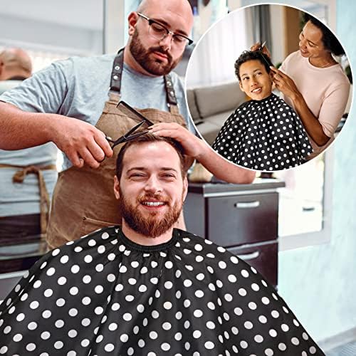 FEBSNOW Barber Cape Professional Hair Cutting Cape with Neck Duster Brush - Image 6