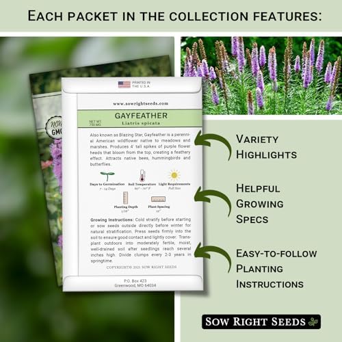 Sow Right Seeds - Large Flower Farm Seed Collection for Planting Garden - Image 2