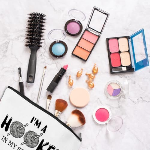 Funny Crochet Gifts for Crocheters Lovers Funny Crochet Makeup Bag - Image 4