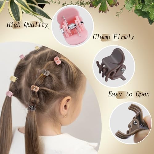 KANPRINCESS 70PCS Mini Hair Clips With Fancy Box Classics Small Claw Clips For Women And Girls Hair Accessories For Gift(SET2) - Image 3
