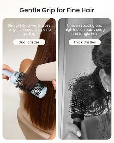 AIMIKE 1.7" Round Brush for Medium Hair, Volume & Smooth Blowouts, Teal - Image 4